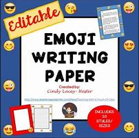 Image result for Emoji Writing Paper