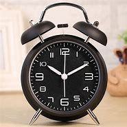 Image result for Battery Powered Alarm Clock