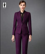 Image result for Purple Dress Pants Suits Women