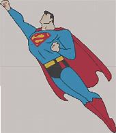 Image result for Superman Cross Stitch Pattern