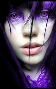 Image result for Goth Purple Eye Makeup