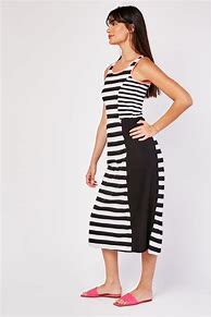 Image result for Horizontal Striped Dress