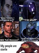 Image result for Tali Unmasked Mass Effect Memes