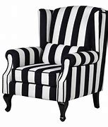 Image result for Black and White Armchair
