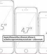 Image result for iPhone 5 and 6 Size Comparison