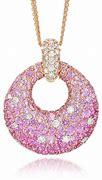 Image result for Black Gold Pink Sapphire Necklace