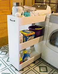 Image result for DIY Rolling Laundry Cart