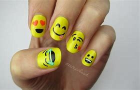 Image result for Emoji Nail Designs