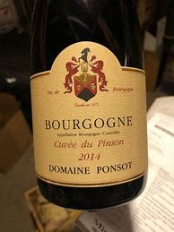 Image result for Ponsot Bourgogne Cuvee Pinson