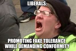 Image result for Liberal Tolerance Memes