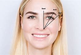 Image result for Actual Size Eyebrow Template