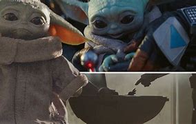 Image result for Baby Yoda Spider Meme