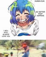 Image result for Earth Chan Memes Thicc