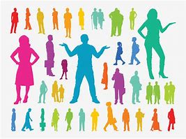 Image result for People silhouette clip art