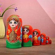 Image result for Babushka Russian Toy Back