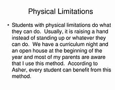Image result for Physical Limitations Examples Philosophy