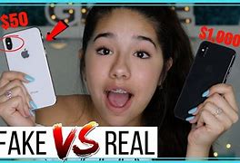 Image result for iPhone X Real Box vs Fake