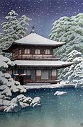 Image result for Japanese Landscape Painting Snow