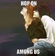 Image result for Hop On Among Us Meme