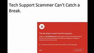 Image result for Fake Tech Support Screen Shot