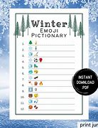 Image result for Winter Emoji Quiz