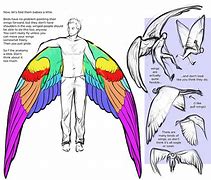 Image result for Sketch of Person with Wings Back View
