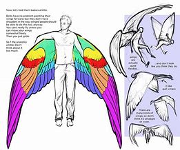 Image result for Winged People Poses Art