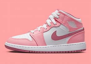 Image result for Air Jordan 1 Pink and White