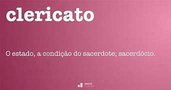 Image result for clericato