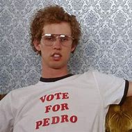 Image result for Napoleon Dynamite Vote for Pedro