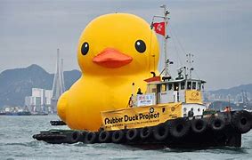 Image result for Wooden Rubber Duck Hong Kong