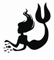 Image result for Mermaid Silhouette Clip Art