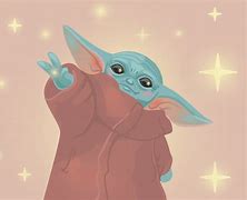 Image result for Baby Yoda Waving