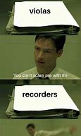 Image result for Recorder Meme Sheet Music