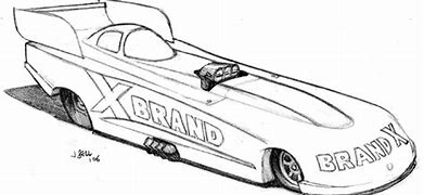 Image result for Drag Racing Funny Car Art