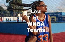 Image result for WNBA Teams List