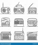 Image result for Transistor Radio Drawing