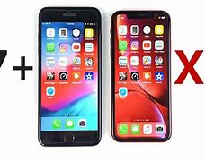 Image result for iPhone XR vs 7 Side by Side