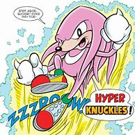 Image result for sonic hyper knuckle comics
