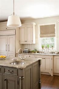 Image result for Cream Kitchen Cabinet Paint