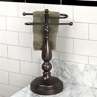 Image result for Bathroom Countertop Face Towel Stand