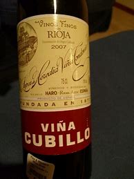 Image result for R Lopez Heredia Rioja Crianza Vina Cubillo