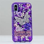 Image result for iPhone 10 Purple Case Glitter