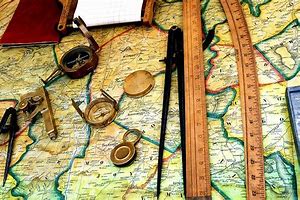 Image result for Antique Map Tools