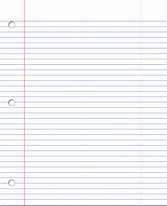 Image result for Loose-Leaf Notebook Paper