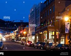 Image result for Park City Utah Main Street Picture at Night