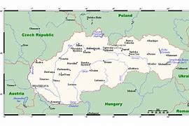 Image result for Mapa Slovakia