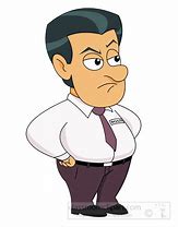 Image result for Male Boss Clip Art