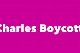 Image result for Carta De Charles Boycott to the Times