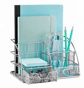 Image result for Narrow Wire Office Organizer